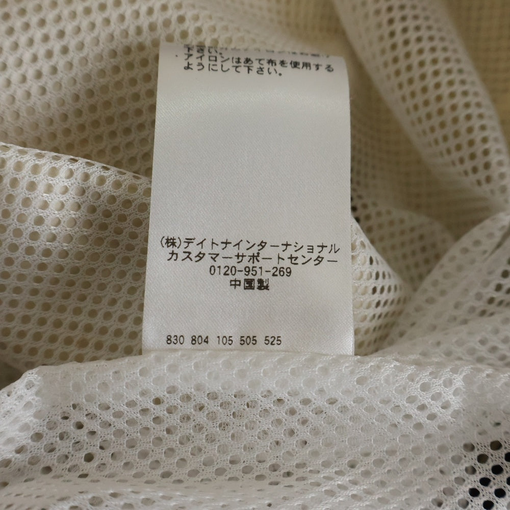 UMBRO(アンブロ) ×TEMPLAY ×FREAKS STORE テンプレイ フリークスストア ロゴエンブロイダリー ドローストリング ナイロントラックパンツ ホワイト 1043394400003