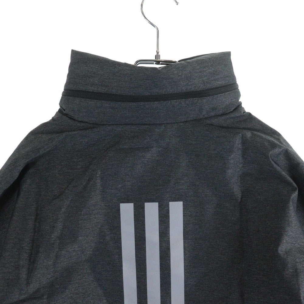 adidas(アディダス) MYSHELTER RAIN RDY フロントジップ フーデッド ナイロンジャケット グレー IB1648