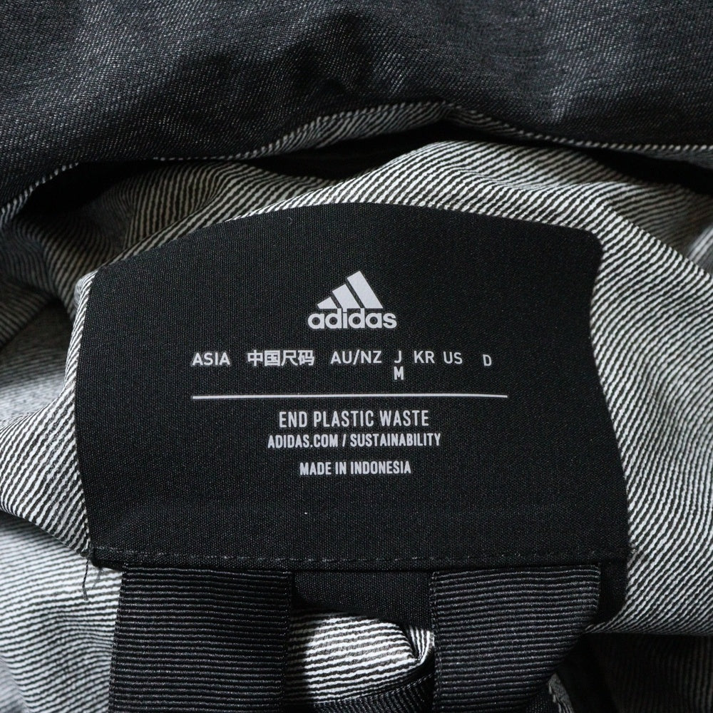 adidas(アディダス) MYSHELTER RAIN RDY フロントジップ フーデッド ナイロンジャケット グレー IB1648