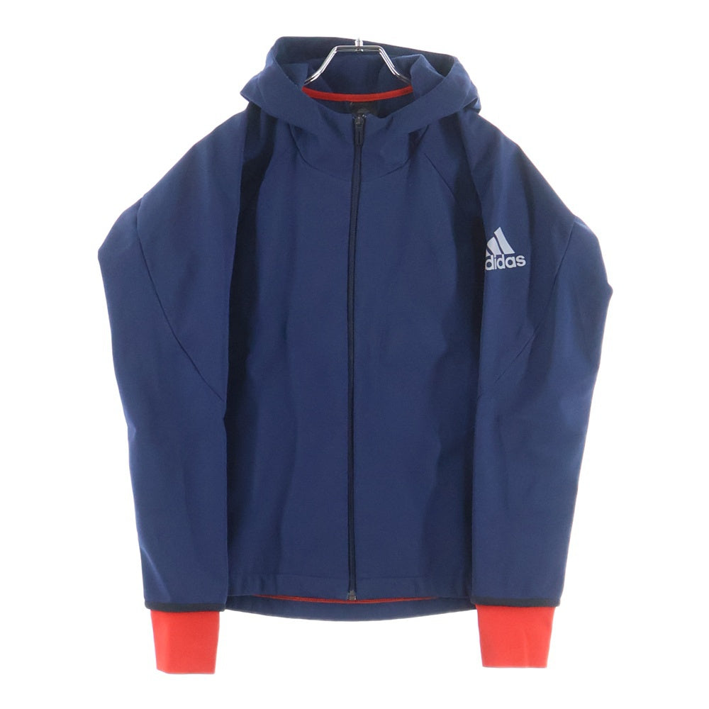 adidas(アディダス) ジップアップ フーデッド ウルトラウォームジャケット ネイビー CZ2174