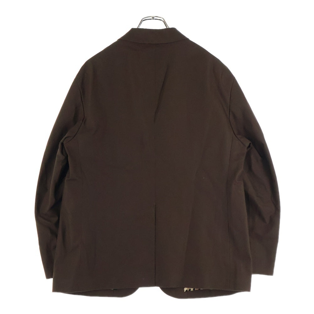 WACKO MARIA(ワコマリア) UNCONSTRUCTED JACKET/PLEATED TROUSER TYPE-2 セットアップスーツ アンコンストラクテッド レオパードライナー ジャケット トラウザー ブラウン