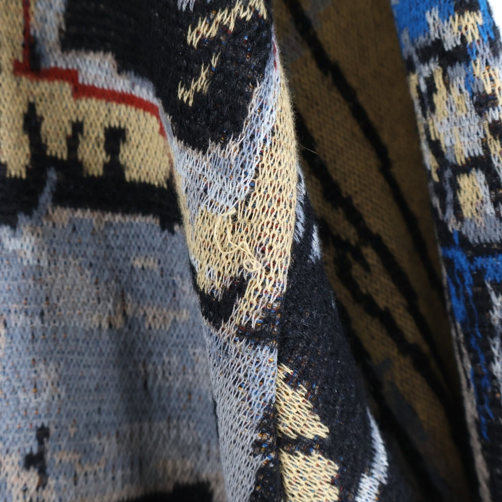 WACKO MARIA(ワコマリア) 22AW ×JEAN MICHEL BASQUIAT CARDIGAN TYPE-2 ジャンミシェル バスキア モヘヤカーディガン ブラック