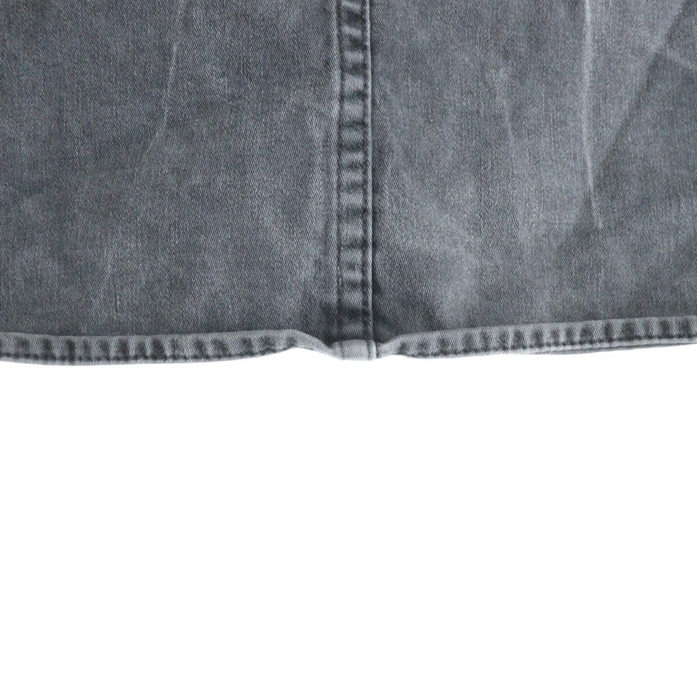 juun.j(ジュン ジェイ) ベルト付き デニムシャツ ブラック JC0164P404