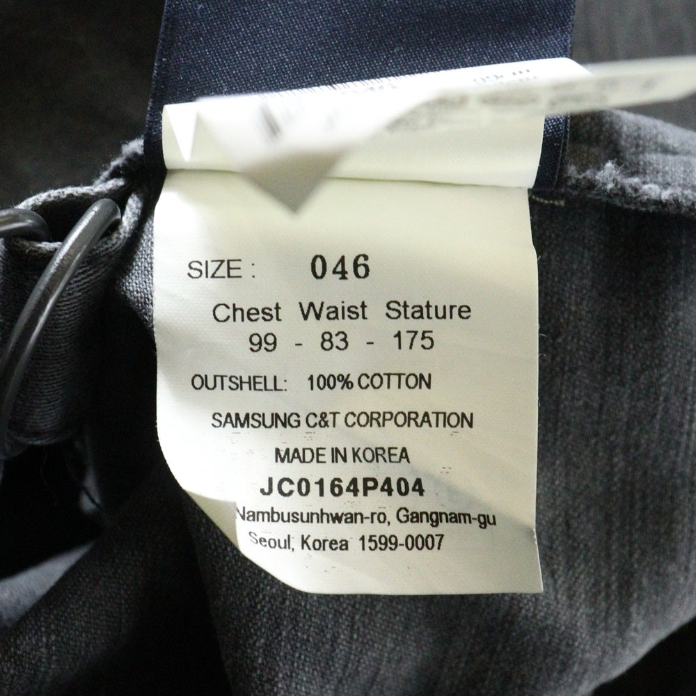 juun.j(ジュン ジェイ) ベルト付き デニムシャツ ブラック JC0164P404