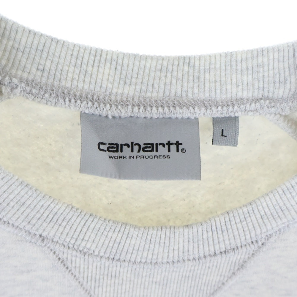 Carhartt WIP(カーハート ダブリューアイピー) CHASE SWEATSHIRT クルーネック スウェットシャツ トレーナー グレー