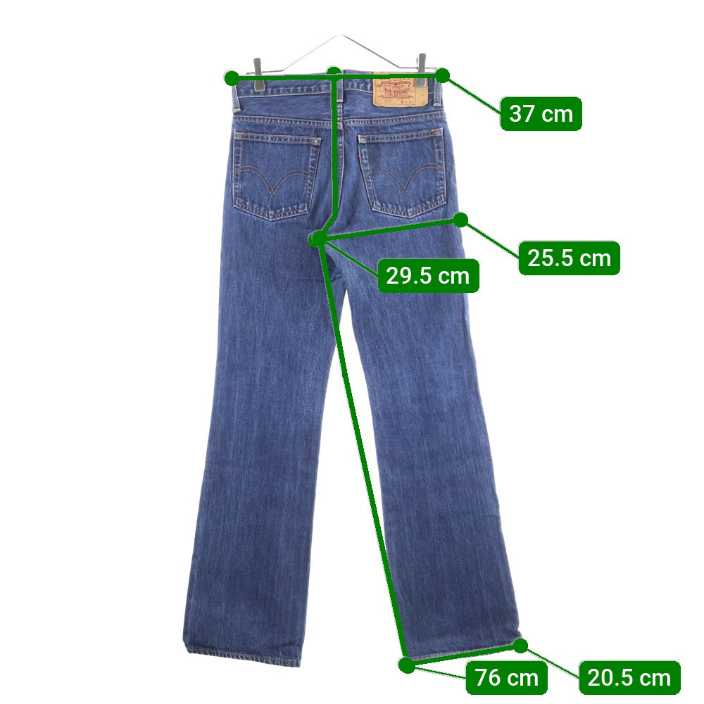 Levi's(リーバイス) 517 ボタン裏4170 スモールe USA製 ジップフライ ブーツカット デニムパンツ インディゴ US517-0003