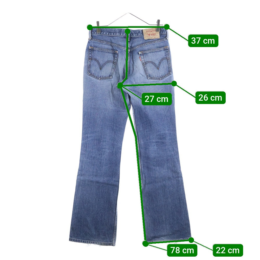 Levi's(リーバイス) 00S 517 ボタン裏V14 スモールe ジップフライ ブーツカット デニムパンツ インディゴ 517-03