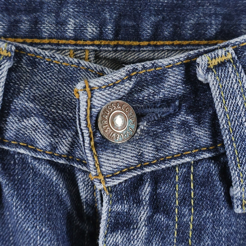 Levi's(リーバイス) 00S 517 ボタン裏V11 スモールe ジップフライ ブーツカット デニムパンツ インディゴ 517-03