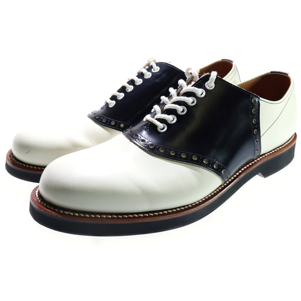 REGAL(リーガル) ×GLAD HAND グラッド ハンド ウイングチップ レザードレスシューズ ブラック/ホワイト 606S