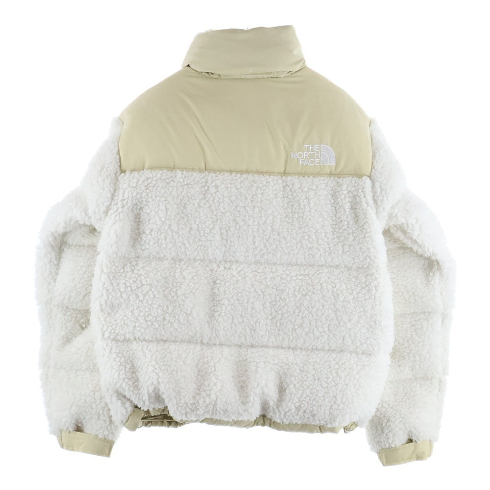 THE NORTH FACE(ザノースフェイス) SHERPA NUPTSE JACKET シェルパ ボア切替 ヌプシダウンジャケット ベージュ/ホワイト NF0A5A84