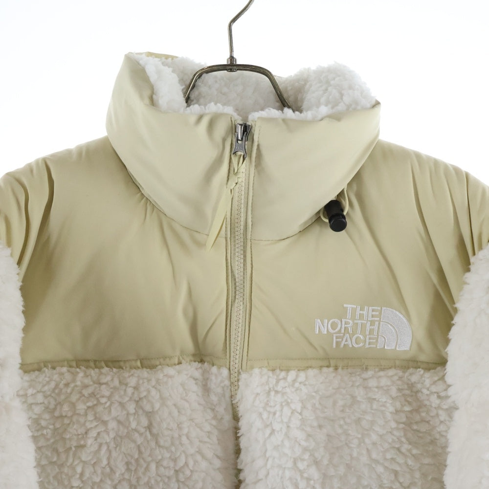 THE NORTH FACE(ザノースフェイス) SHERPA NUPTSE JACKET シェルパ ボア切替 ヌプシダウンジャケット ベージュ/ホワイト NF0A5A84