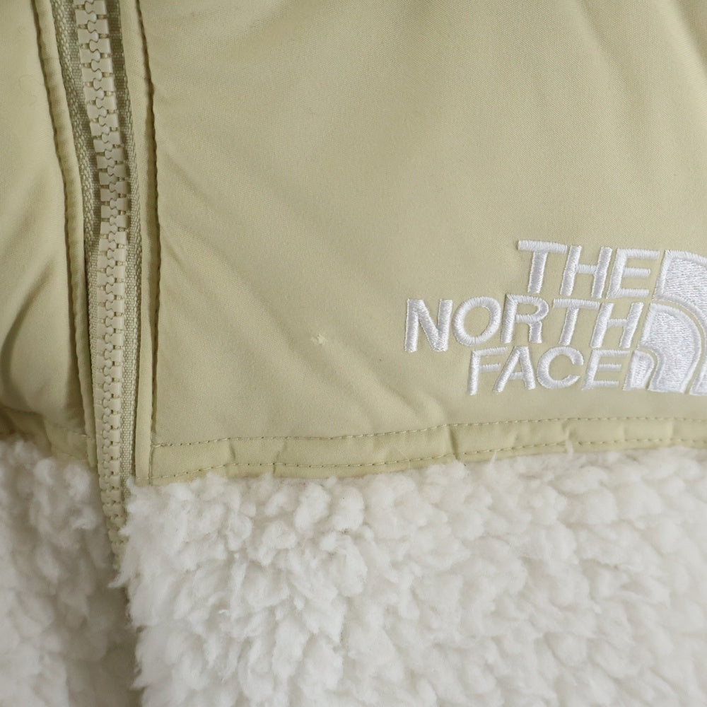 THE NORTH FACE(ザノースフェイス) SHERPA NUPTSE JACKET シェルパ ボア切替 ヌプシダウンジャケット ベージュ/ホワイト NF0A5A84