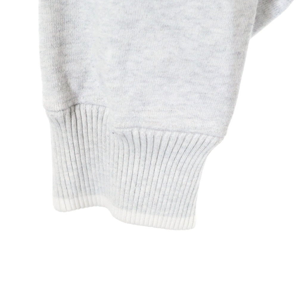 X-LARGE(エクストララージ) 22AW FELT LOGO CREWNECK SWEAT フロントフェルトロゴ クルーネック スウェット トレーナー グレー 101224012024