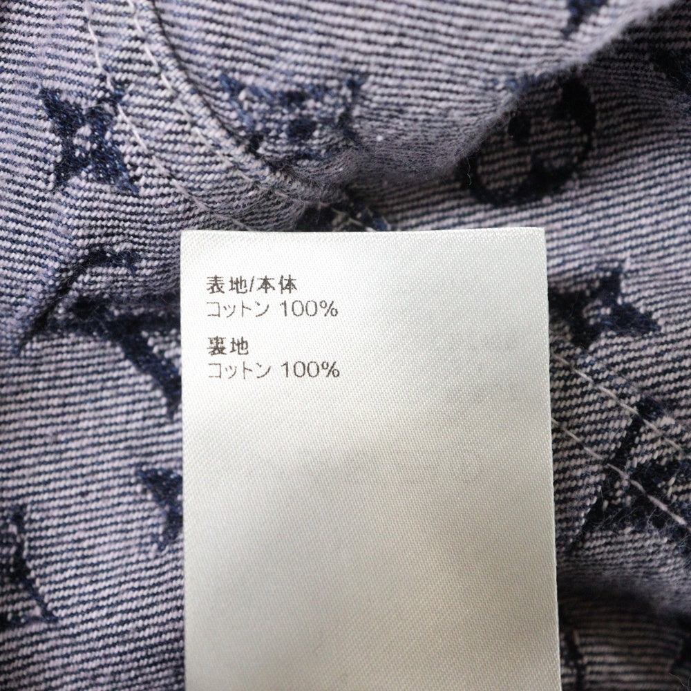 LOUIS VUITTON(ルイヴィトン) 23SS モノグラム フリンジ デニムトラッカージャケット パープル/インディゴ RM231 UZD HOA81W
