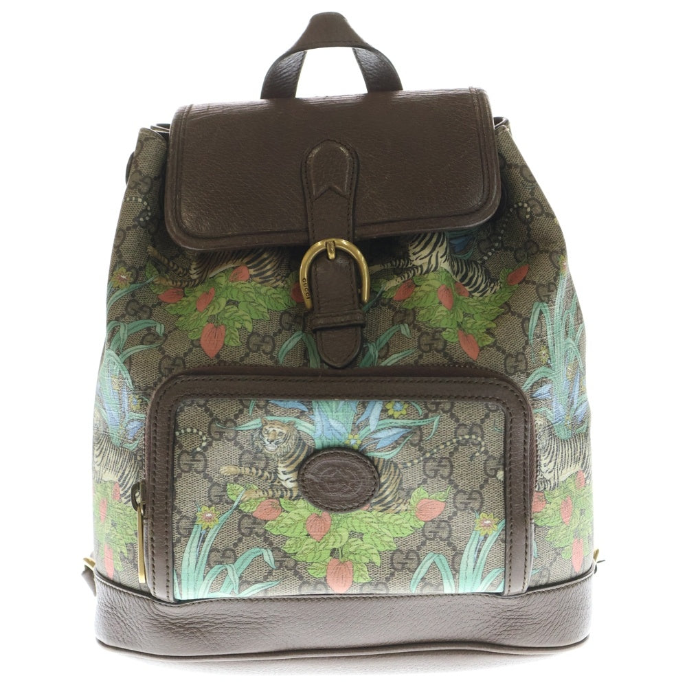 GUCCI(グッチ) TIGER GG BACKPACK タイガー GGスプリーム PVCバック