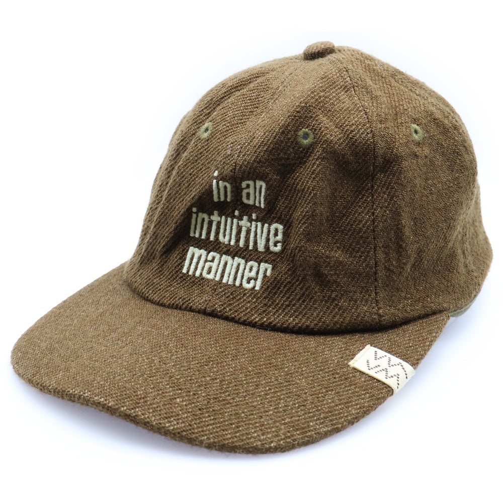 VISVIM(ヴィスヴィム) 24AW EXCELSIOR II CAP エクセルシオール ウールリネン フロント刺繍 8パネルキャップ ブラウン 0124203003014