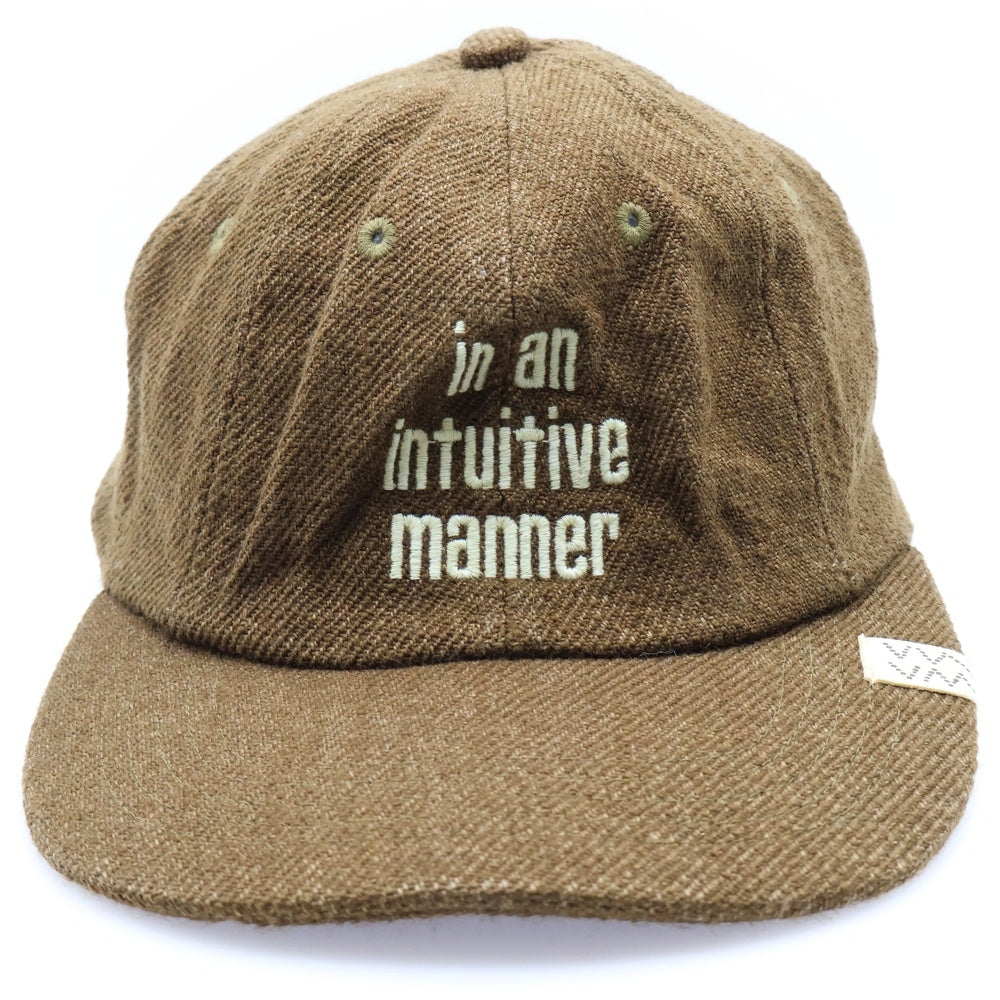VISVIM(ヴィスヴィム) 24AW EXCELSIOR II CAP エクセルシオール ウールリネン フロント刺繍 8パネルキャップ ブラウン 0124203003014
