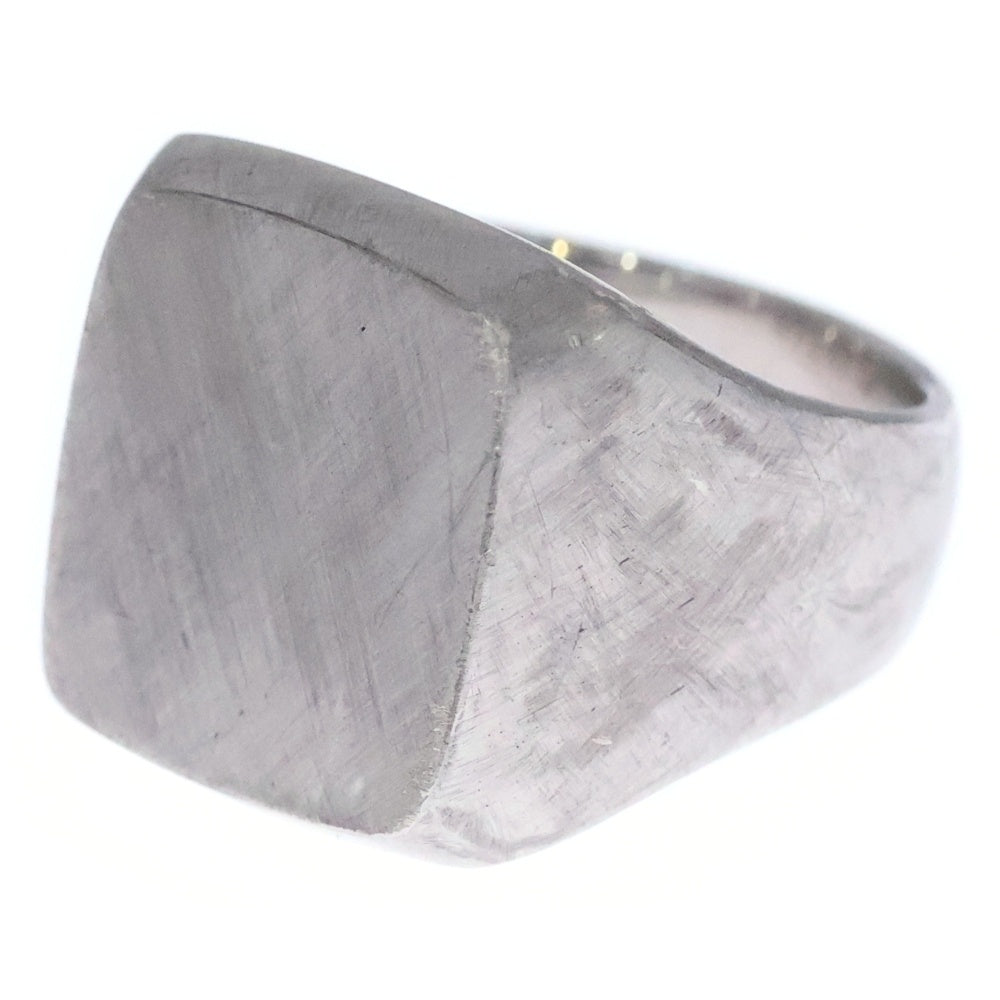 WEWILL(ウィーウィル) KIZU SIGNET RING スクエア シグネットリング シルバー Z-000-9005 レディース