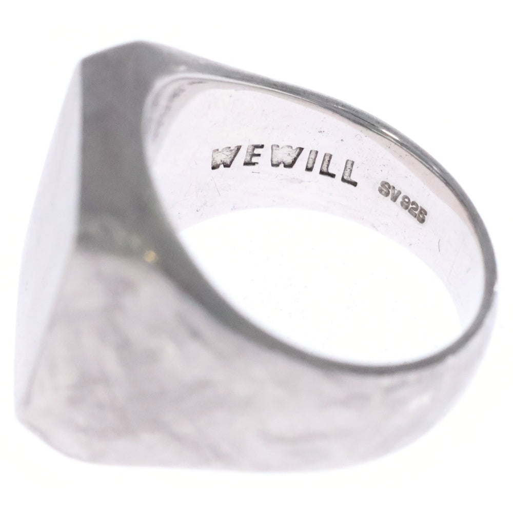 WEWILL(ウィーウィル) KIZU SIGNET RING スクエア シグネットリング シルバー Z-000-9005 レディース