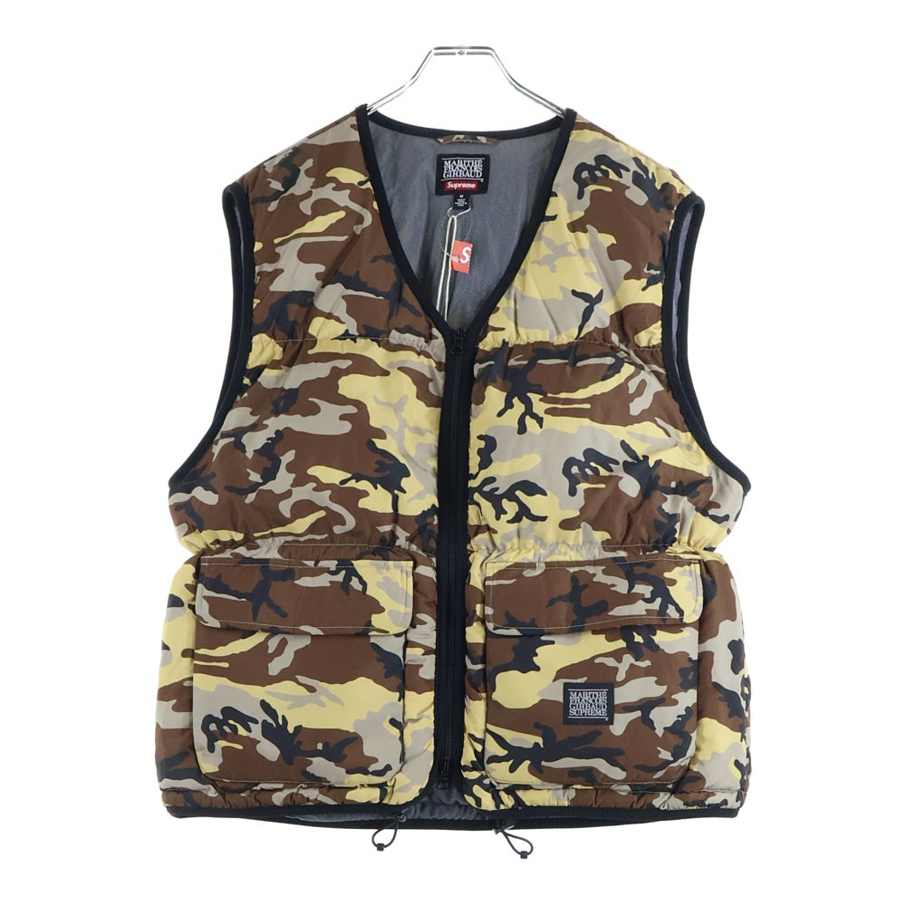 SUPREME(シュプリーム) 25SS ×Marithe + Francois Girbaud Down Puffer Vest マリテ+フランソワ ジルボー 迷彩柄 ダウン パファー ベスト マルチ