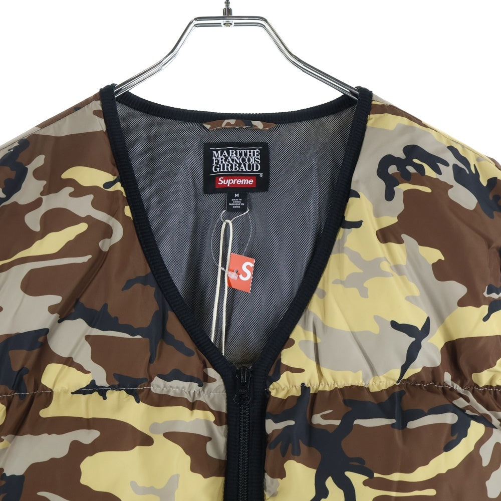 SUPREME(シュプリーム) 25SS ×Marithe + Francois Girbaud Down Puffer Vest マリテ+フランソワ ジルボー 迷彩柄 ダウン パファー ベスト マルチ