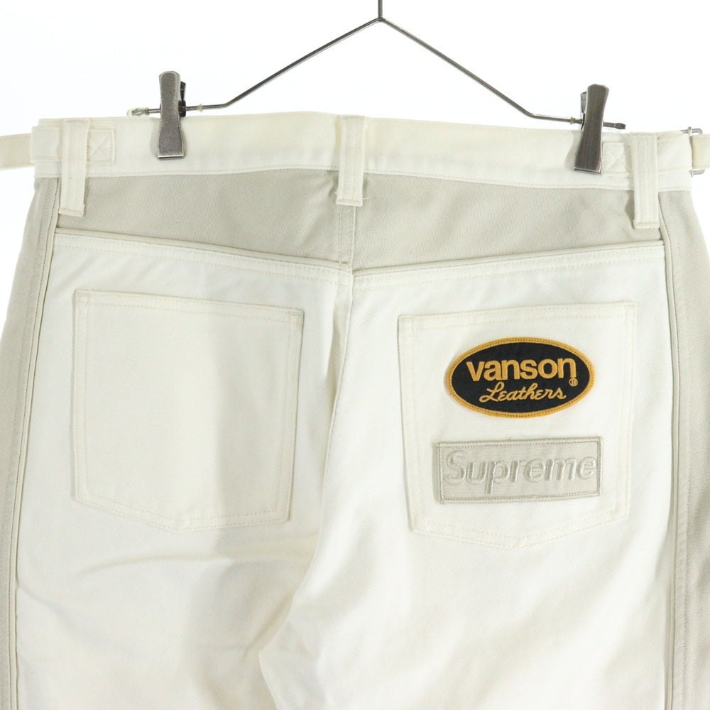 SUPREME(シュプリーム) 25SS ×VANSON Leathers Cordura Cotton Pant バンソン レザー コーデュラ コットンカーゴパンツ ホワイト