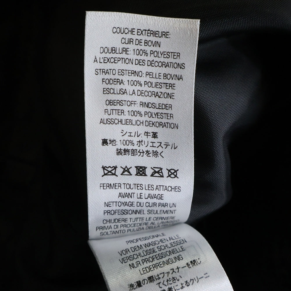 SUPREME(シュプリーム) 25SS ×Marithe + Francois Girbaud Shuttle Tape Leather Cargo Pant シャトル テープ レザー カーゴ パンツ ブラック
