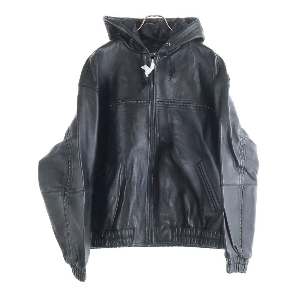 SUPREME(シュプリーム) 25SS Studded Hooded Leather Jacket