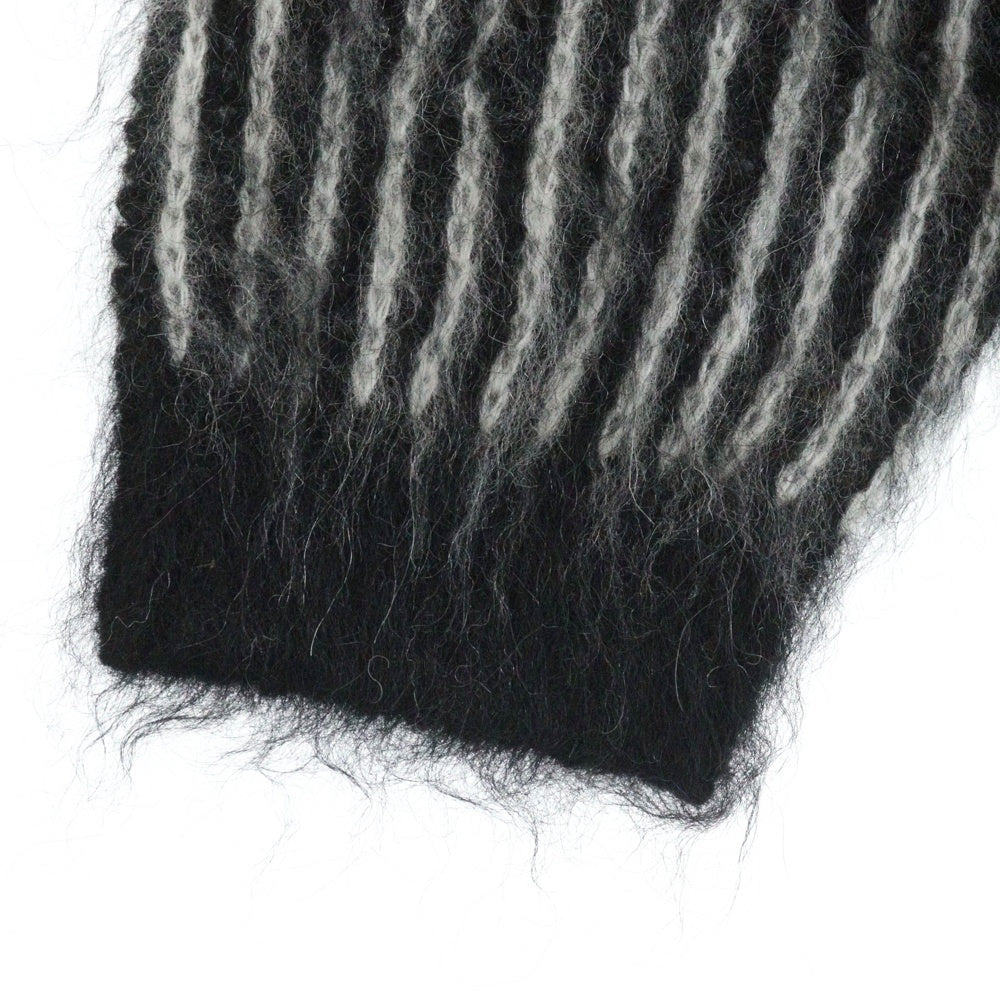 SUPREME(シュプリーム) 25SS 2-Tone Mohair Cardigan ツートーン モヘアニット カーディガン ブラック/ホワイト
