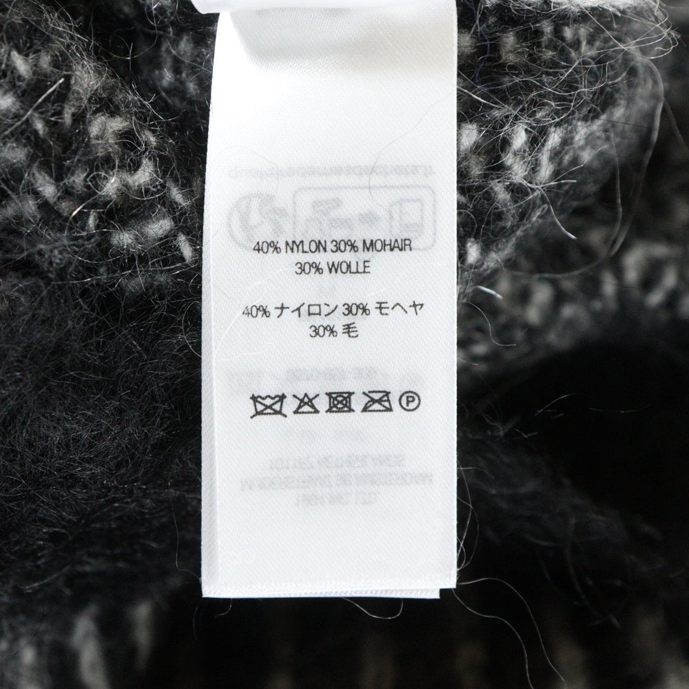 SUPREME(シュプリーム) 25SS 2-Tone Mohair Cardigan ツートーン モヘアニット カーディガン ブラック/ホワイト