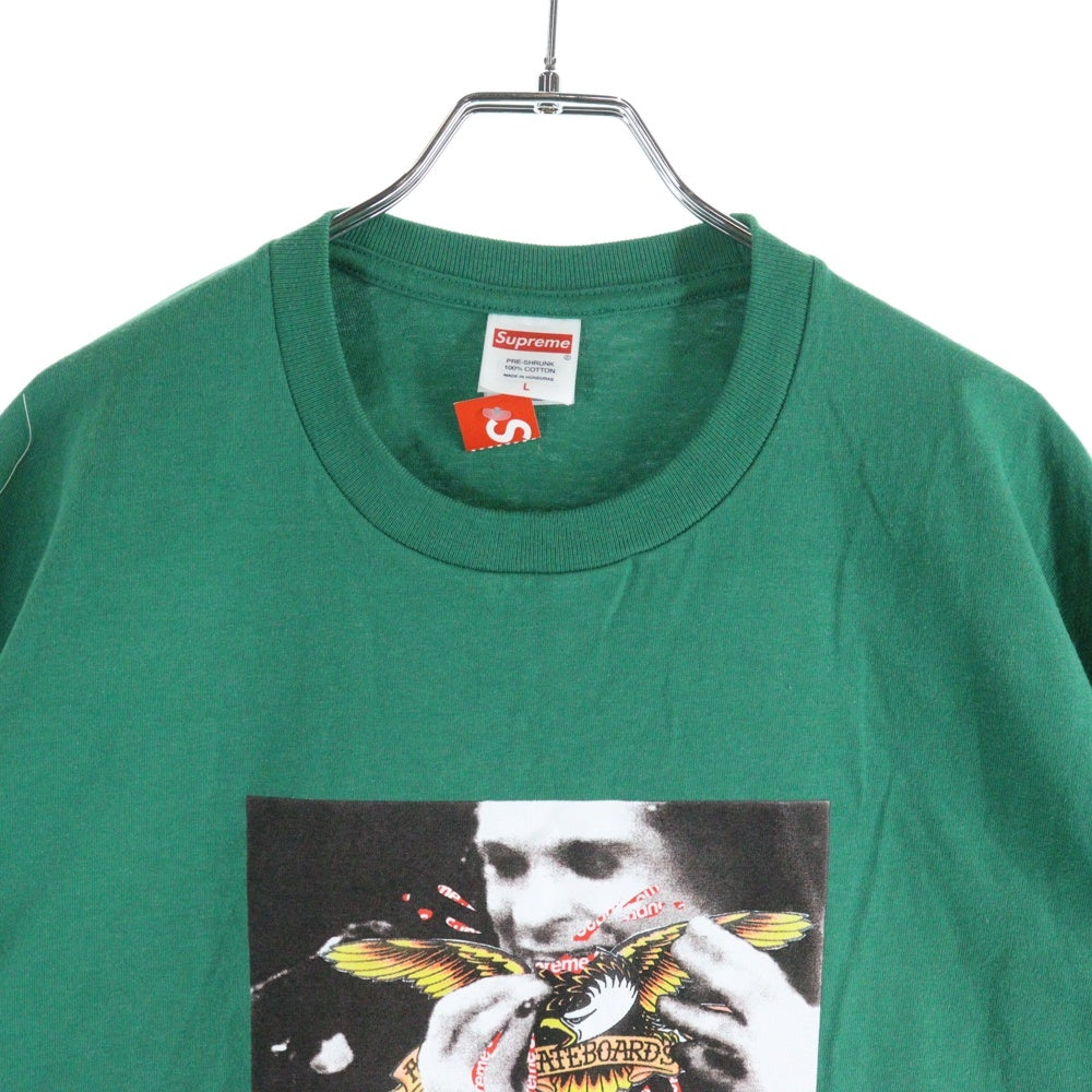 SUPREME(シュプリーム) 25AW ×ANTIHERO Ozzy Tee アンタイヒーロー クルーネック カットソー 半袖Tシャツ グリーン