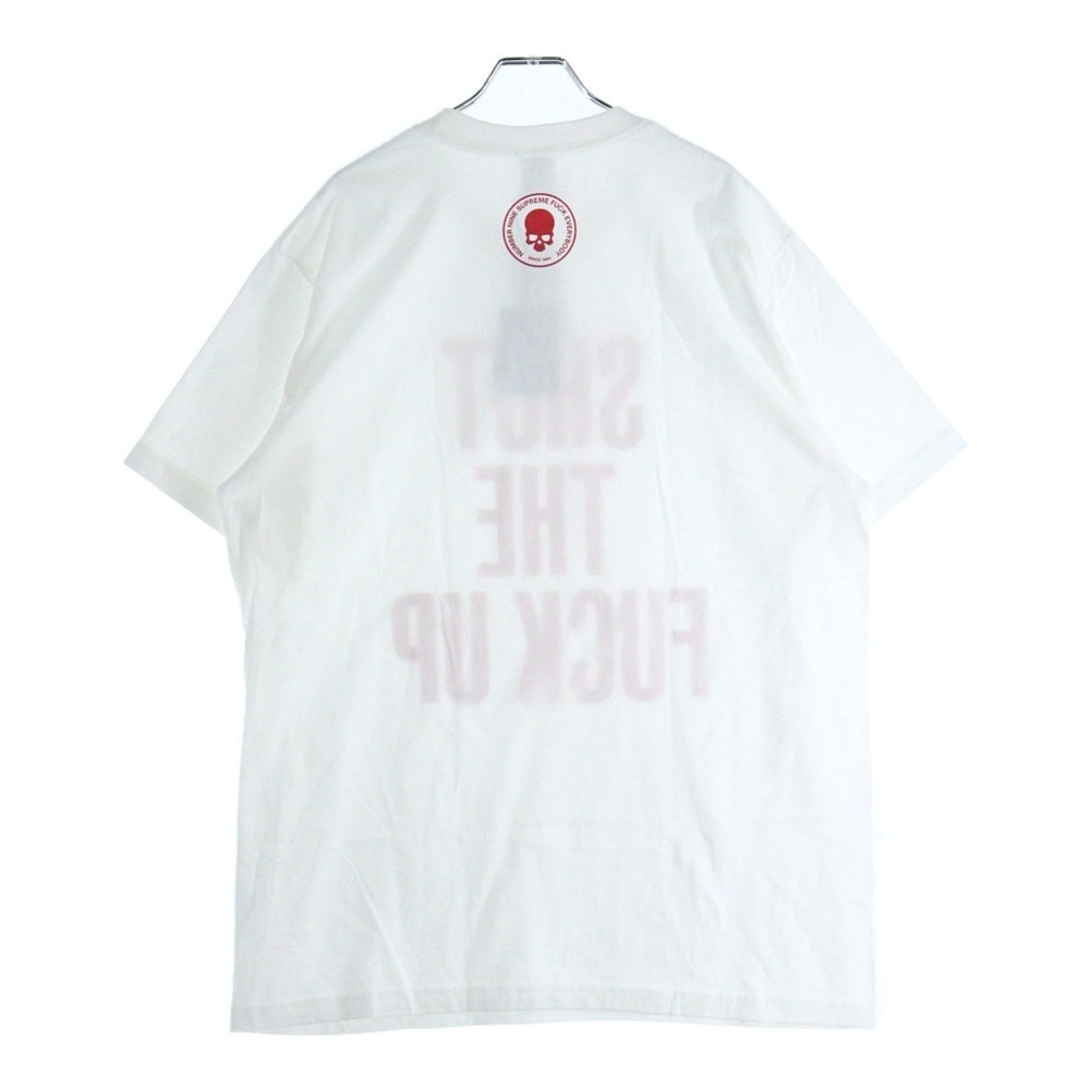 SUPREME(シュプリーム) 25AW ×NUMBER NINE Shut Up Tee ナンバーナイン シャットアップ クルーネック カットソー 半袖Tシャツ ホワイト