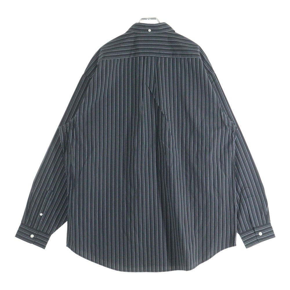 SUPREME(シュプリーム) 25AW Pinstripe Shirt ピンストライプ柄 長袖シャツ ネイビー