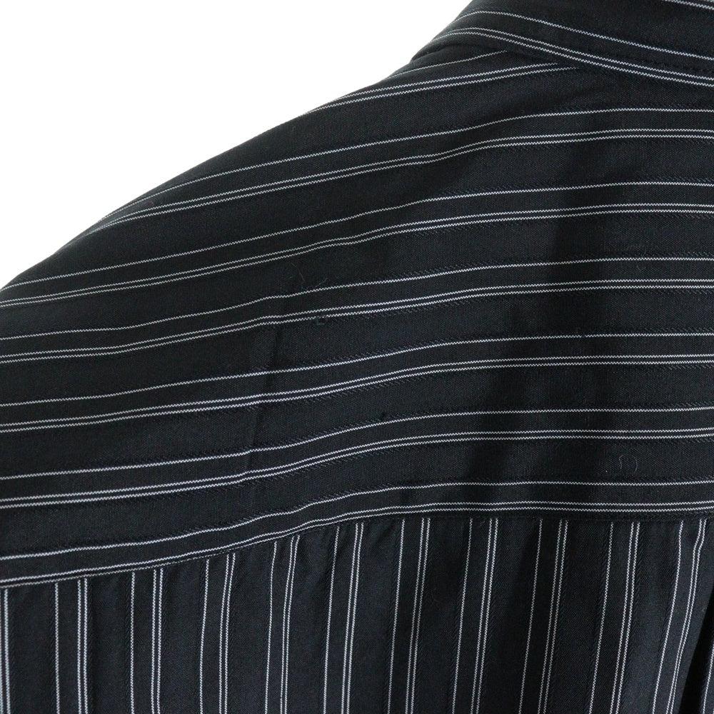 SUPREME(シュプリーム) 25AW Pinstripe Shirt ピンストライプ柄 長袖シャツ ネイビー
