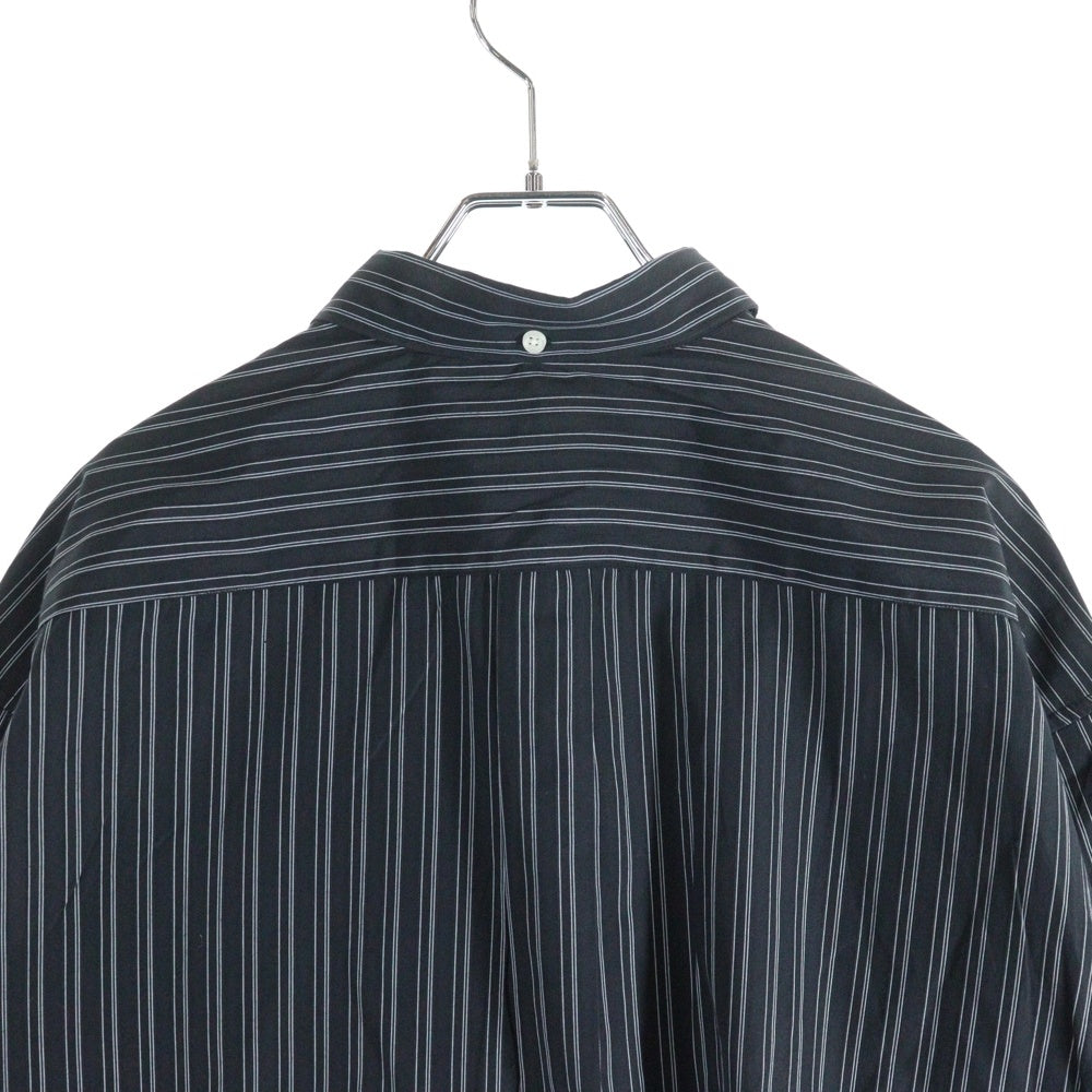 SUPREME(シュプリーム) 25AW Pinstripe Shirt ピンストライプ柄 長袖シャツ ネイビー
