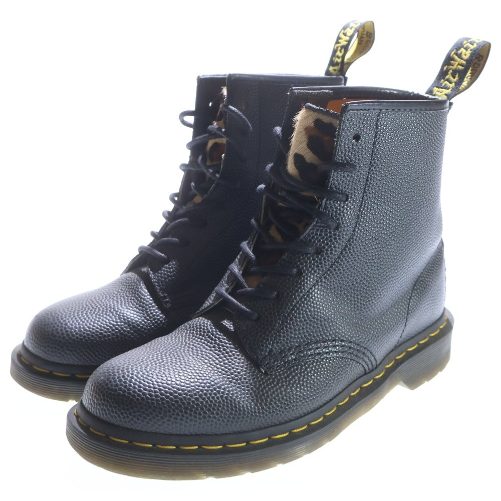 Dr.Martens(ドクターマーチン) xStussy 1460 8 EYE BOOT Leopardo 8ホールブーツ ブラックxレオパード 22083001 US8/26cm