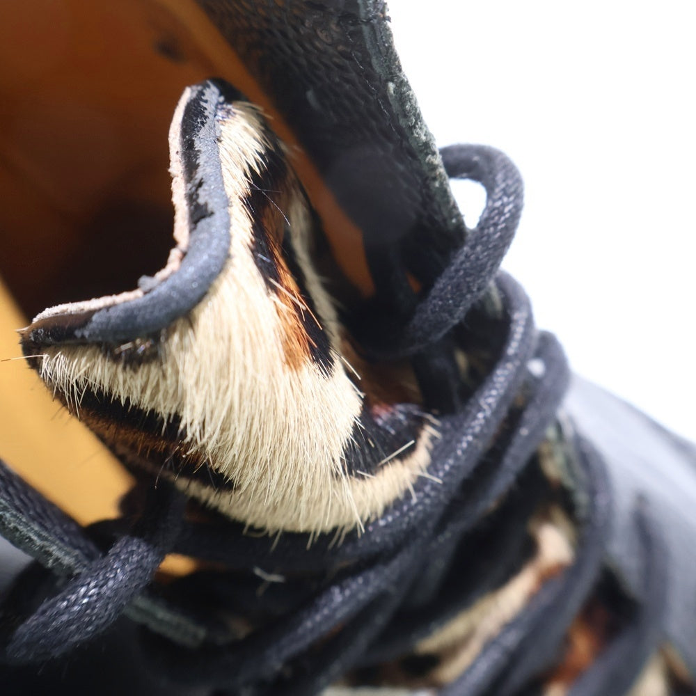 Dr.Martens(ドクターマーチン) xStussy 1460 8 EYE BOOT Leopardo 8ホールブーツ ブラックxレオパード 22083001 US8/26cm