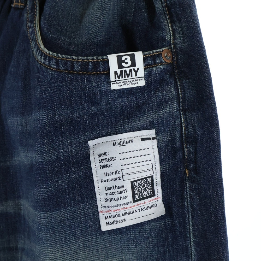 MIHARA YASUHIRO(ミハラヤスヒロ) 24SS Light Denim Wide Pants ライトデニムワイドパンツ インディゴ J12PT022