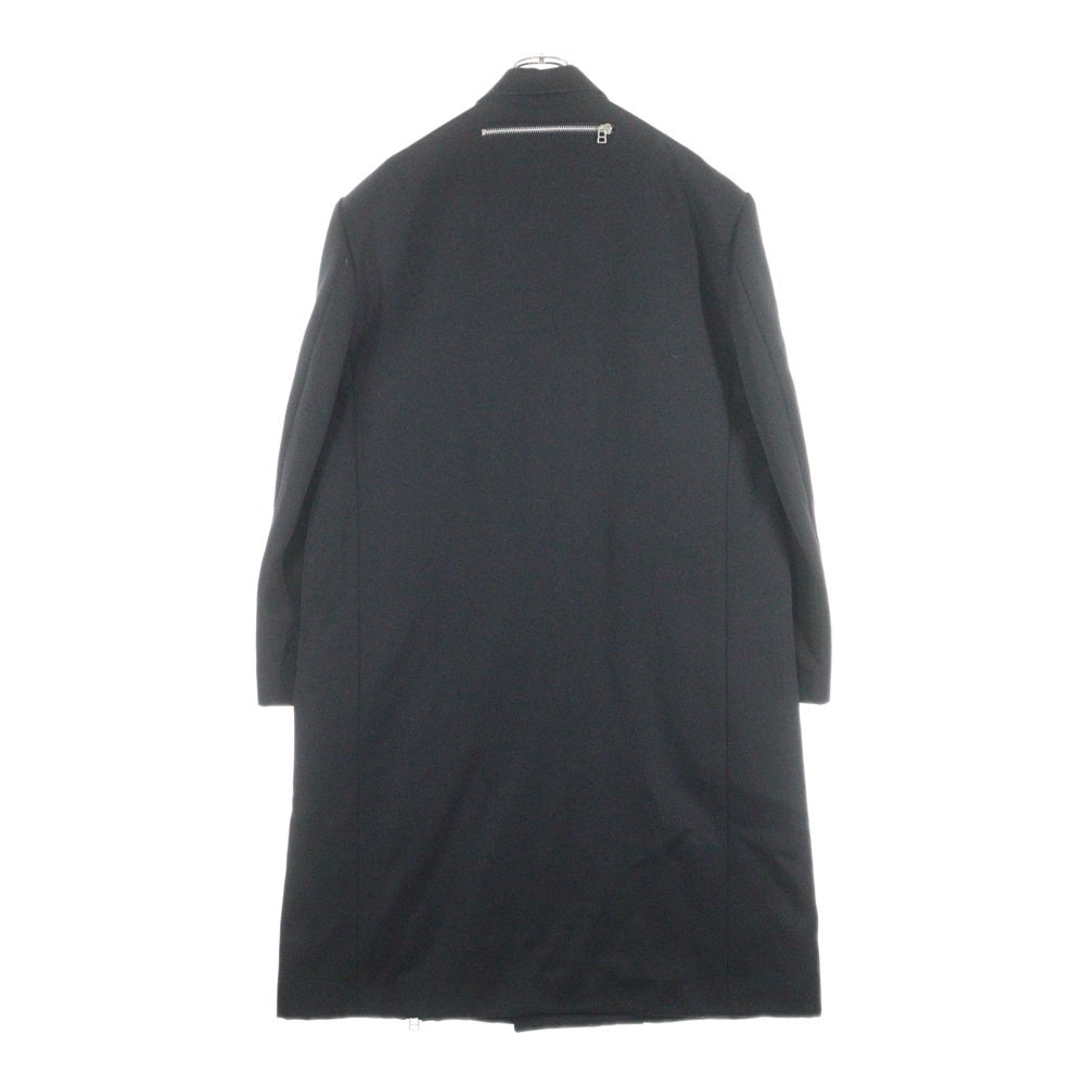 JOHN LAWRENCE SULLIVAN(ジョンローレンスサリバン) 20SS ウールダブルブレストジップコート ブラック 1A001-0220-07
