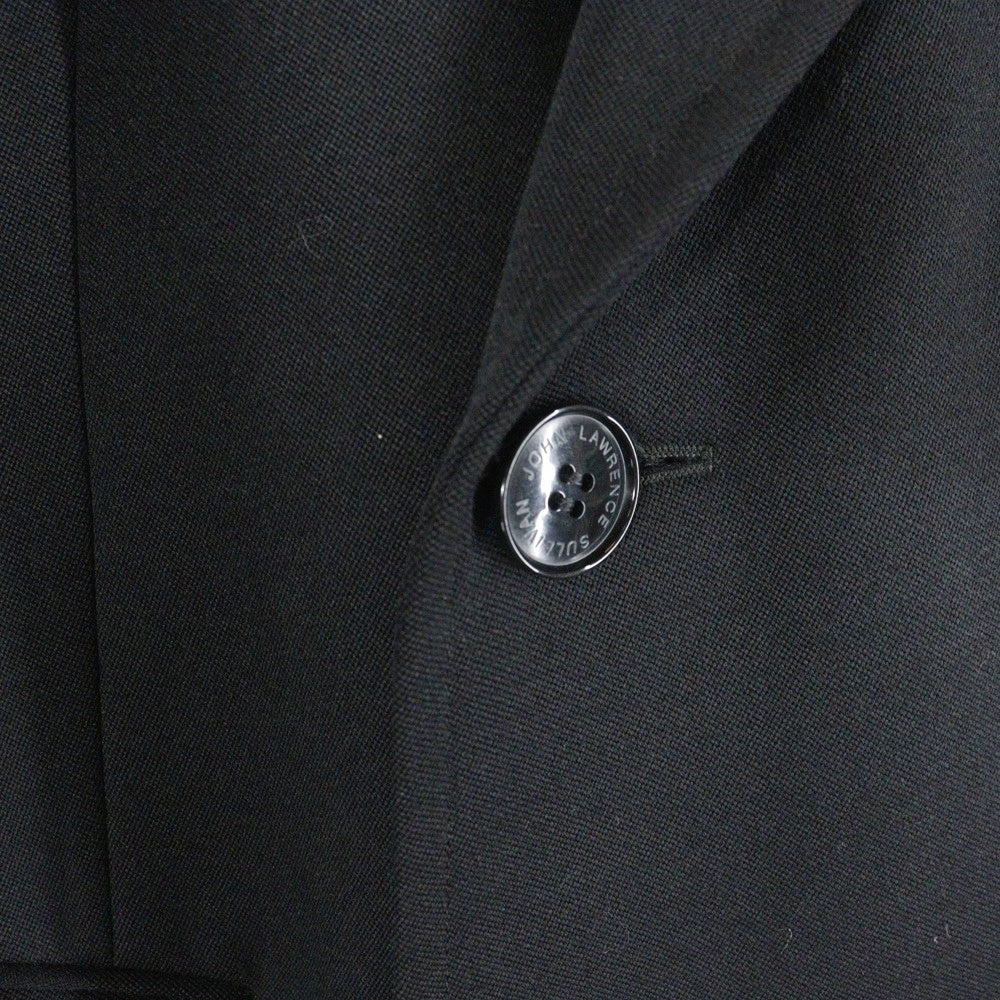 JOHN LAWRENCE SULLIVAN(ジョンローレンスサリバン) 20SS ウールダブルブレストジップコート ブラック 1A001-0220-07