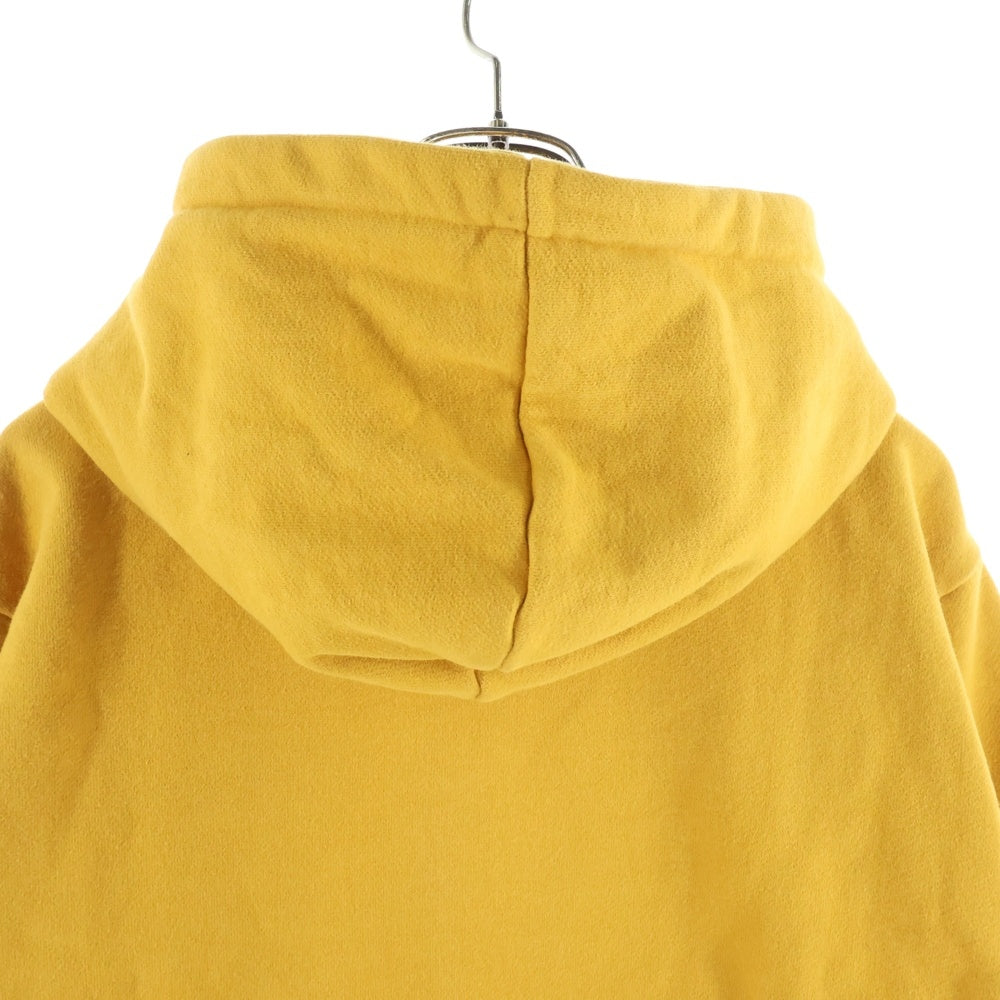 KITH(キス) 17AW × VOGUE 125th Anniversary HOODIE ヴォーグ 125周年記念限定 フロントロゴ プルオーバースウェットパーカー フーディ イエロー KH2156