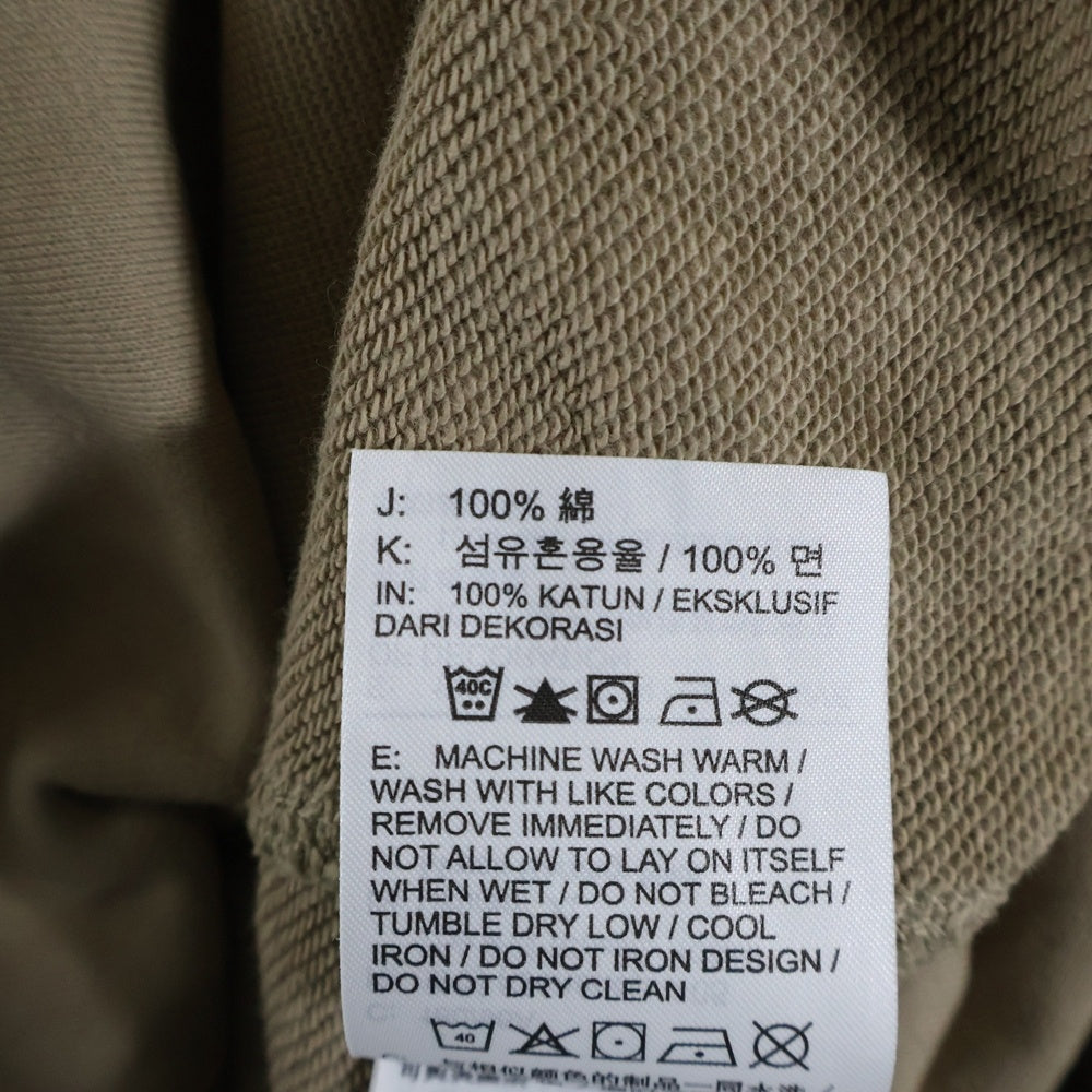 NIKE(ナイキ) CLUB FT CREW クラブフランチ ロゴエンブロイダリー クルーネック スウェットトレーナー ベージュ 637903-247