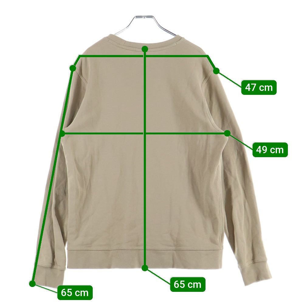 NIKE(ナイキ) CLUB FT CREW クラブフランチ ロゴエンブロイダリー クルーネック スウェットトレーナー ベージュ 637903-247