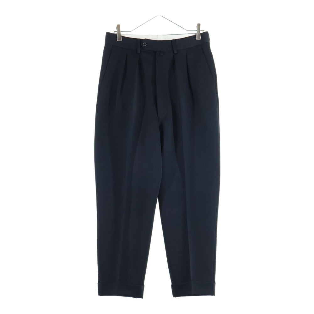 NEAT(ニート) ツータック ツイスト スラックス ブラック