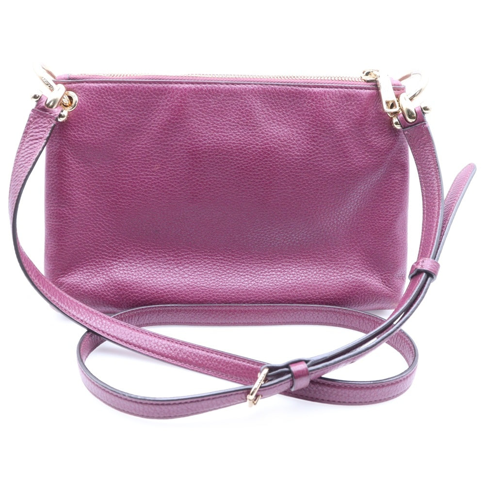 COACH(コーチ) MIA CROSSBODY ミア クロスボディ レザー ショルダー バッグ レディース ボルドー