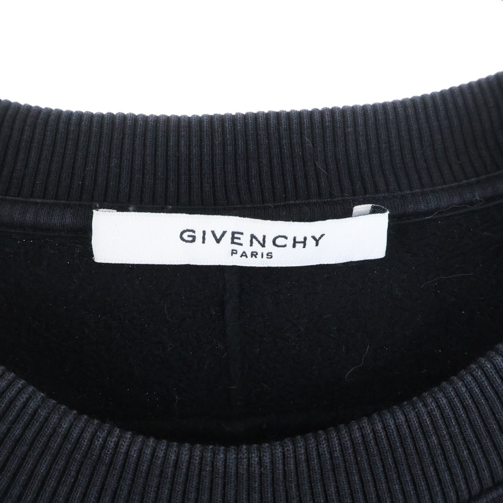 GIVENCHY(ジバンシィ) 15AW ロットワイラー刺繍長袖トレーナー ブラック 15F 7216 653