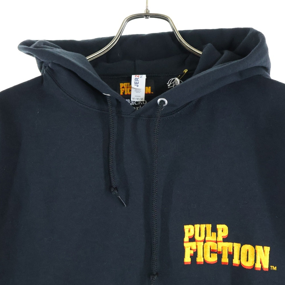 WACKO MARIA(ワコマリア) ×PULP FICTION PULLOVER HOODED SWEAT SHIRT TYPE-3 パルプフィクション プルオーバーフーデッドスウェットシャツ パーカー ブラック PF-WM-SS10