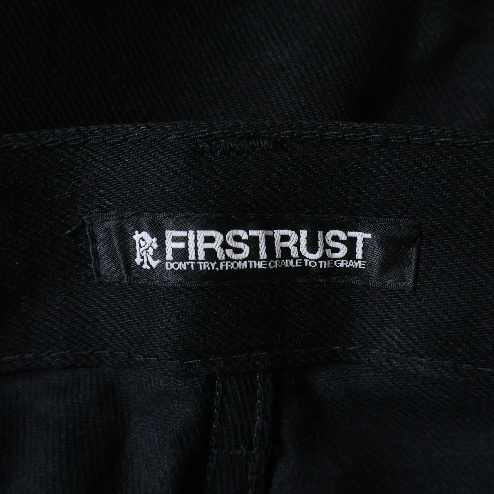 FIRSTRUST(ファーストラスト) STRAY DOG SKINNY TROUSER ストレイドッグ コットンスキニートラウザー デニムパンツ ブラック 241FRPT-001