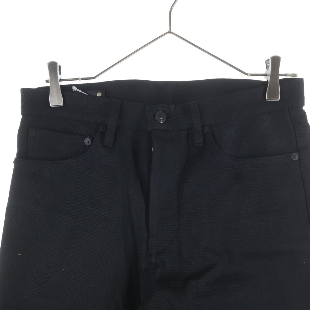 MINEDENIM(マインデニム) 101 Standard Slim OWS スタンダードスリム ボタンフライ スキニーパンツ ブラック FPKH101NST-99-302-2