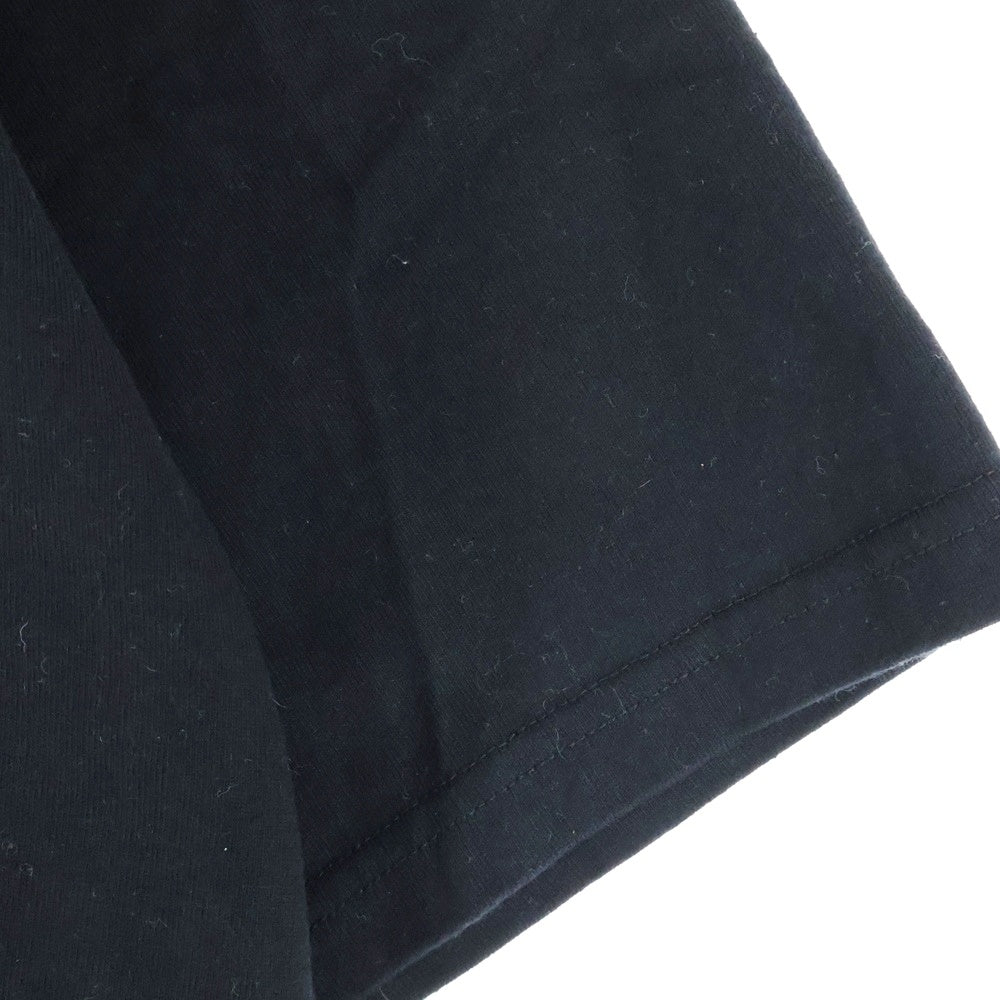 UNDERCOVER(アンダーカバー) 23AW ローズフロントプリント 半袖Tシャツ カットソー ブラック UC2C3807